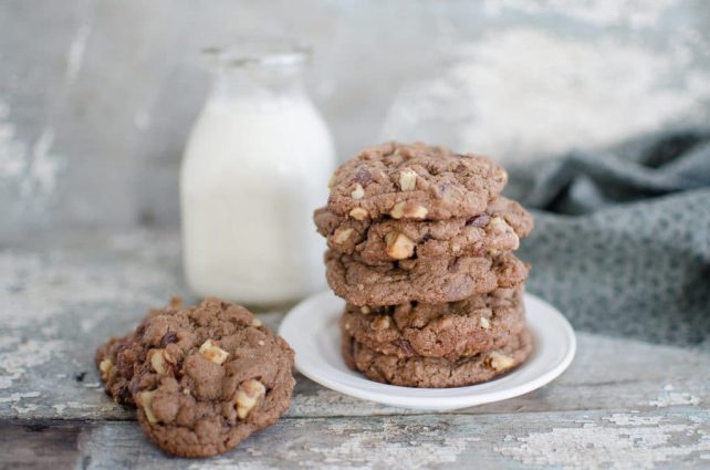 Scratch Baked Chocolate Chocolate Chip Cookies- these are the perfect milk-dipping cookie! A must for every family's cookbook!