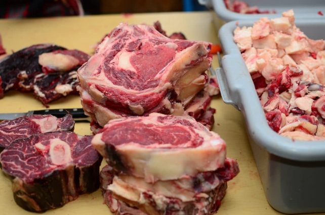Sliced beef - Butchering Beef on the Homestead