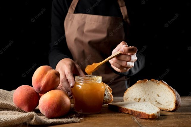 peach peel jelly