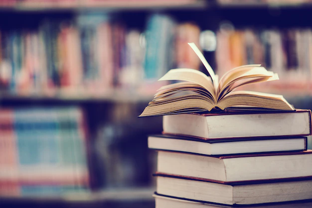 Open textbook in library