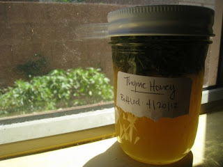 thyme honey jar