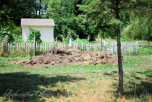manure pile