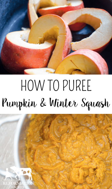How to Puree Pumpkin & Other Winter Squash