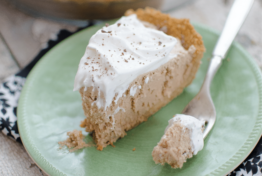 This homemade Chocolate Silk Pie recipe with freshly whipped cream is smooth & creamy, sweet & rich. It's the BEST no-bake treat for hot summer days.