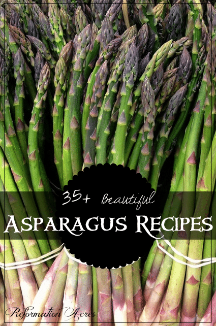 35+ Beautiful Asparagus Recipes to Kick Off the Spring Growing Season- I'm really looking forward to trying some of these!