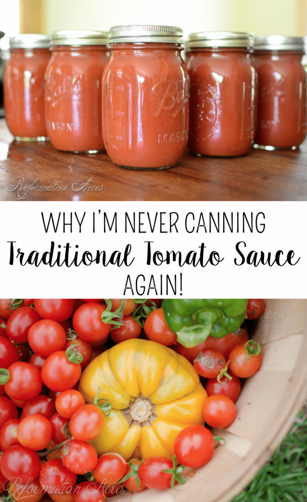 Why I'm NEVER Canning Traditional Tomato Sauce Again!