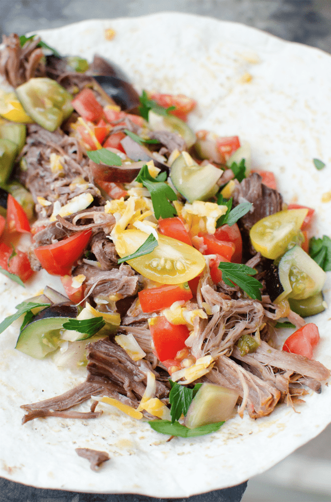 Jalapeno Lime Shredded Pork Tacos