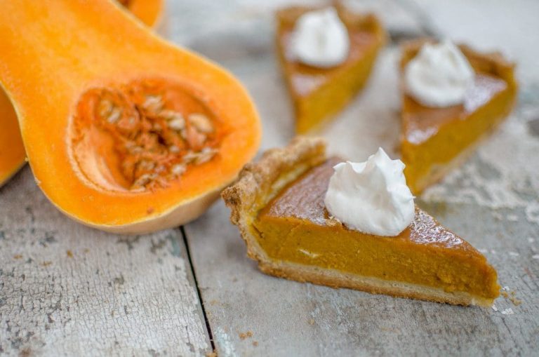 Butternut Squash Pie (4 of 6) piece
