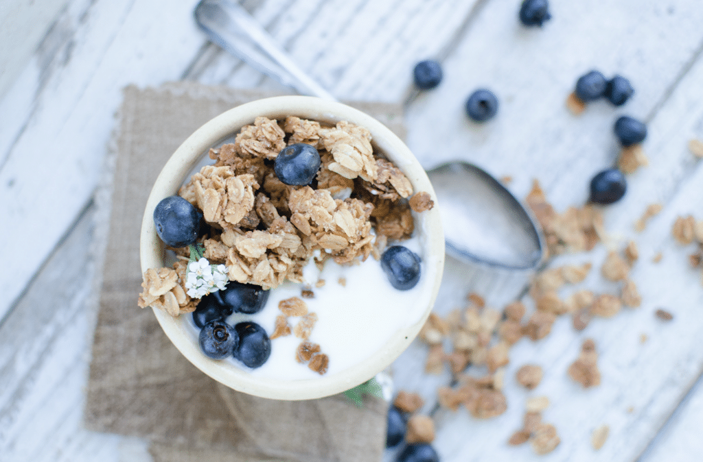 Oats & Honey Granola overhead shot