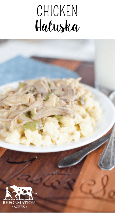 Chicken Haluska like Great-Grandma used to make... only better!!