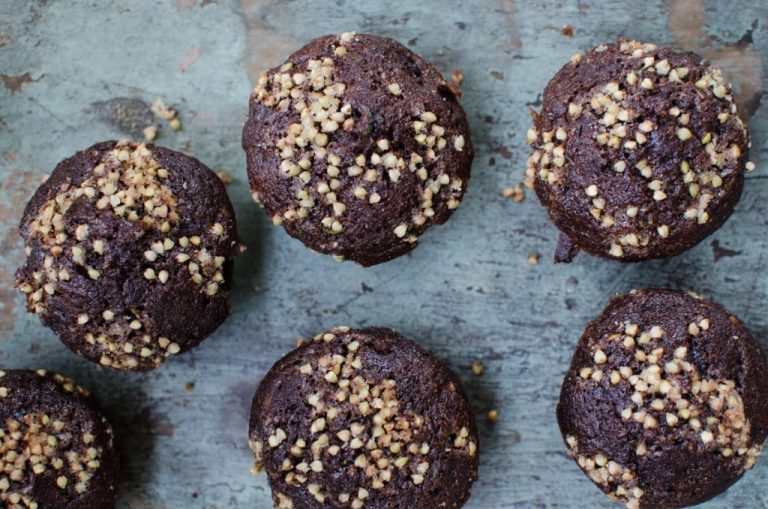 chocolate zucchini muffins 6