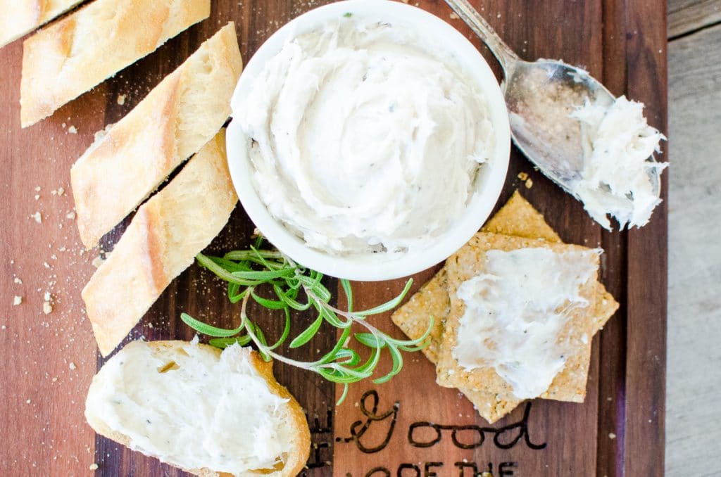 Pork Butter with Cracked Black Pepper & Rye Crackers