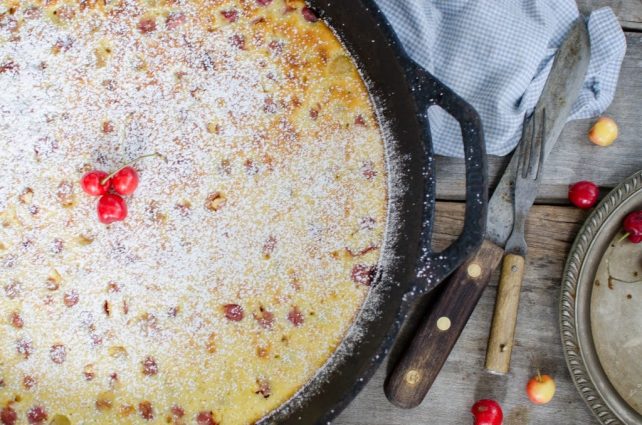 Creamy Cherry Clafoutis