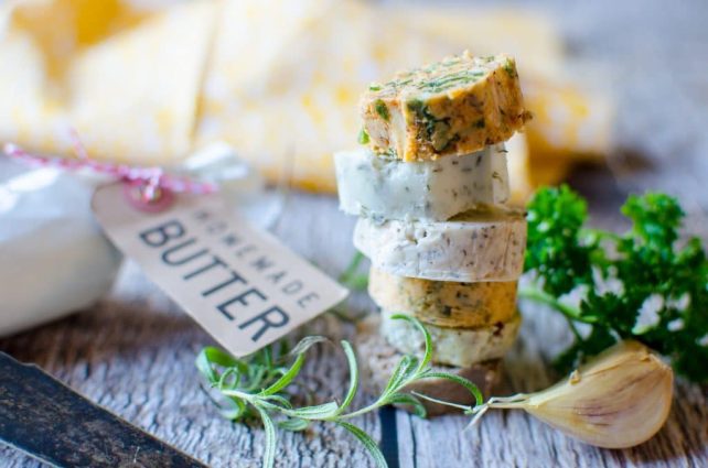 Try these 8 recipes to preserve fresh herbs in a compound butter that will give you the flavors from the summer in the dead of winter
