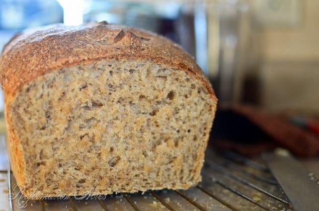 Maple Oat Sourdough Bread