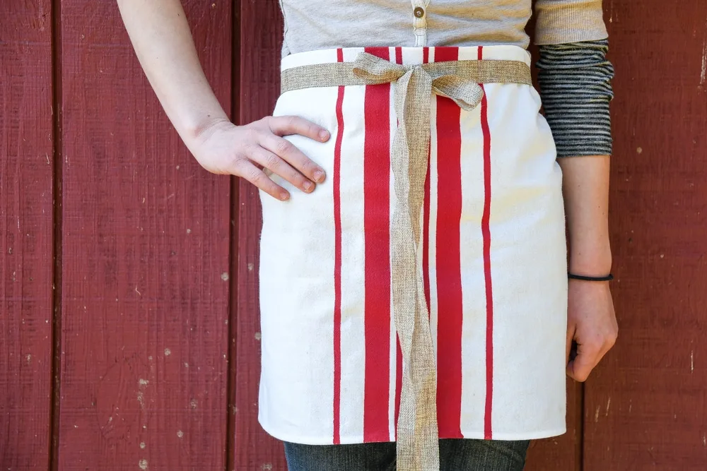 apron on person