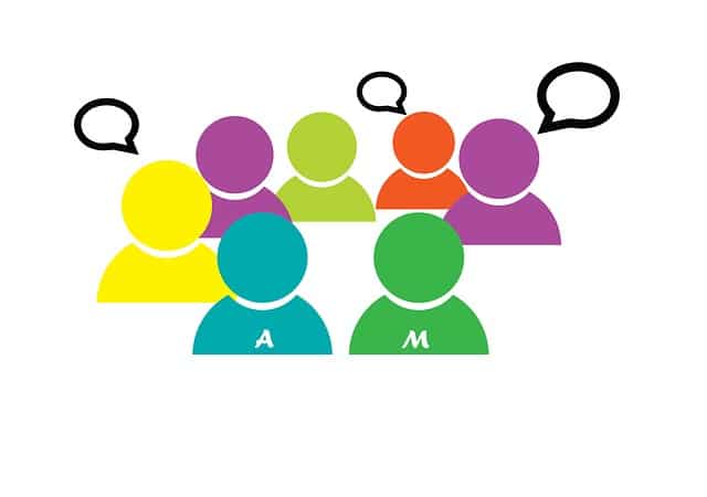 graphic illustration of a forum