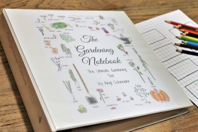 The gardening notebook - a binder for keeping gardening records