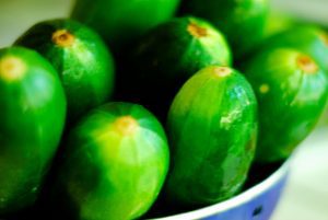 Freezing Zucchini pile of zucchinis in bowl