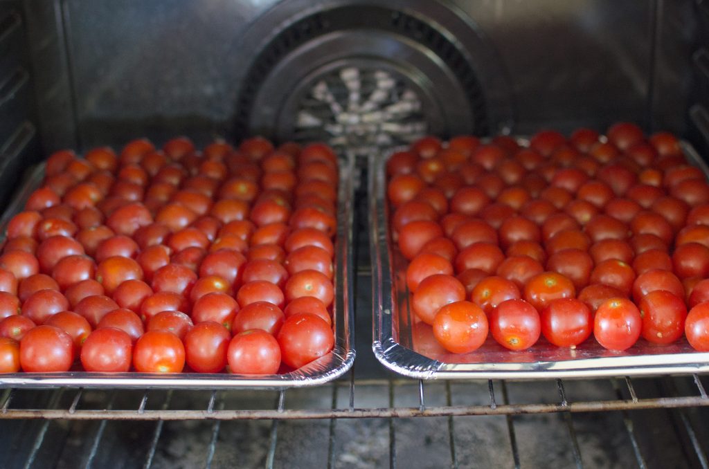 Learn how to make tomato paste with roasted cherry tomatoes! Compared to regular tomato paste, this is so quick & simple!