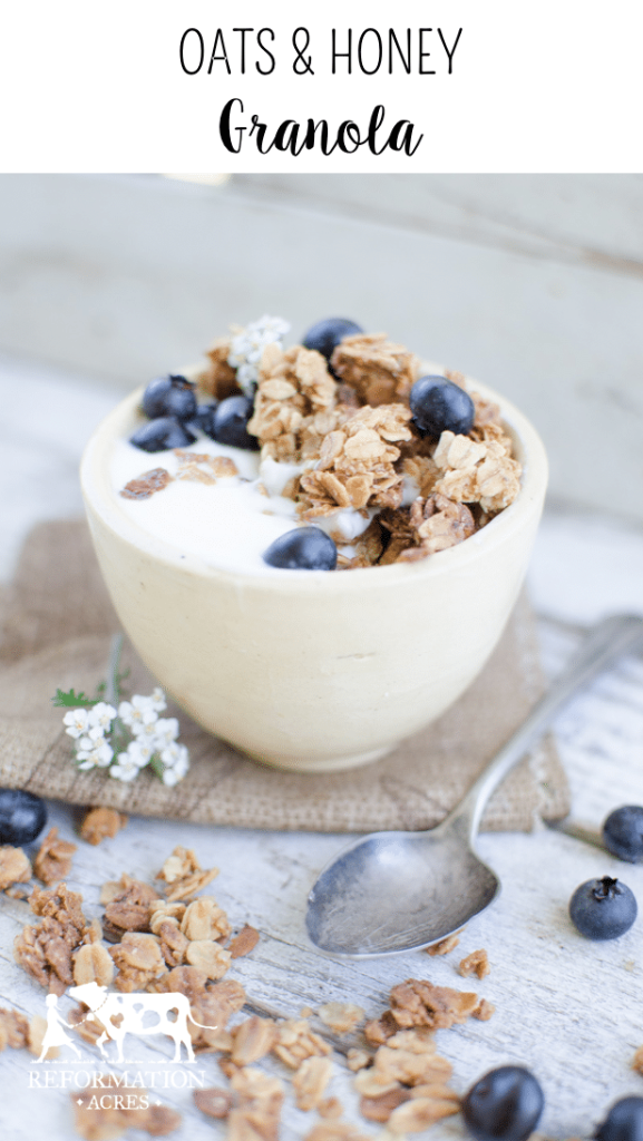 Oats & Honey Granola- I love the sweet & crunchy oat clusters! So good :) 