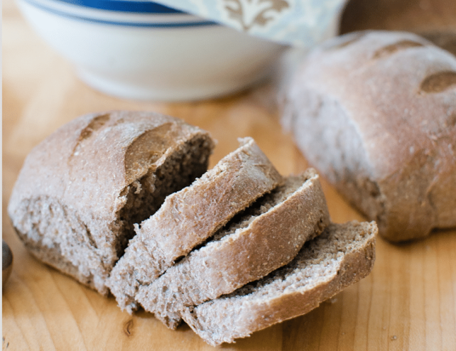 Dark & Soft Dinner Rolls sliced bread loaf