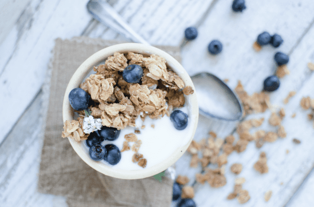 Oats & Honey Granola overhead shot