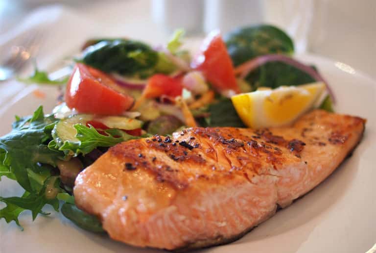 Almond Salsa Salmon