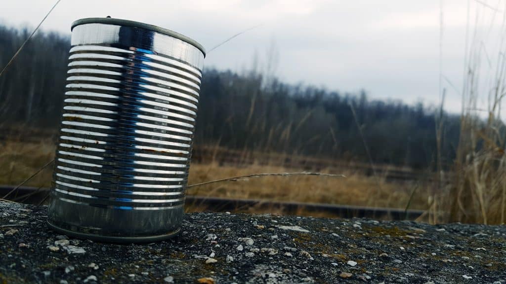 Tin Can As Fly Trap